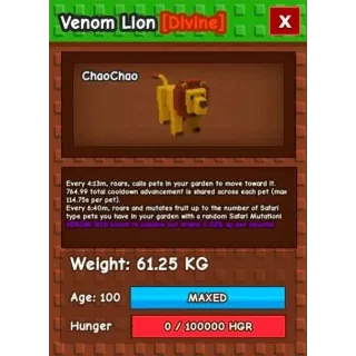 Huge Venom Lion