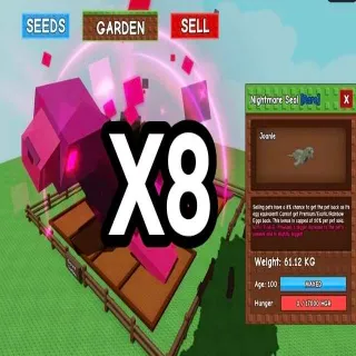 X8 Huge Nightmare Seal 60kg