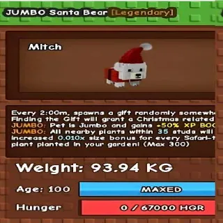 Godly Santa Bear