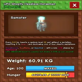 UFO Ghostly Headless Horseman