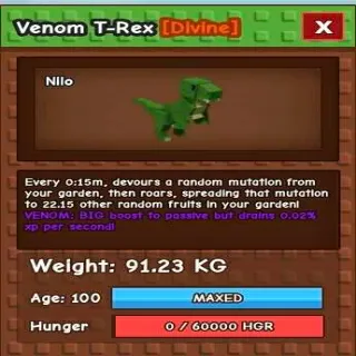 Godly Venom T-Rex