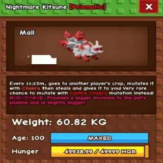 Huge Nightmare Kitsune