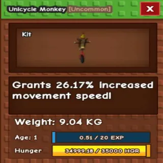 Godly Unicycle Monkey