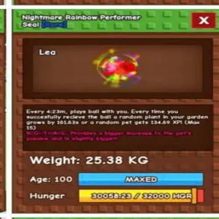 Rainbow Performer Seal