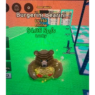 Burgerini Bearini Lucky