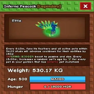 Colossal Inferno Peacock
