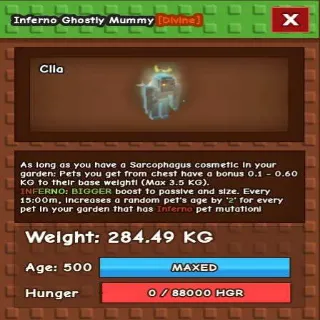 HUGE INFERNO GHOSTLY MOMMY