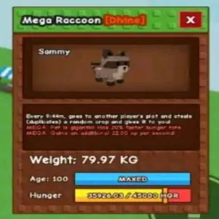 Titanic Mega Racoon