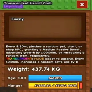 Godly Transcedent Hermit Crab