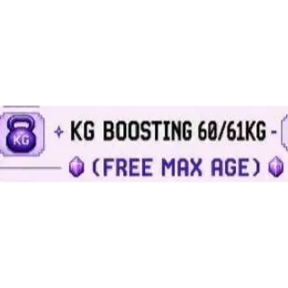 Kg Boosting 60/61kg Service