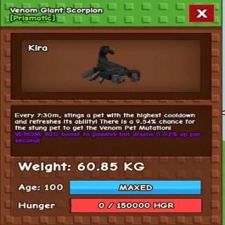 Venom Giant Scorpion