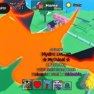 COLOSSAL VOLEANIE +GOLD + RILEABLA HYDRA - CATCH AND TAME