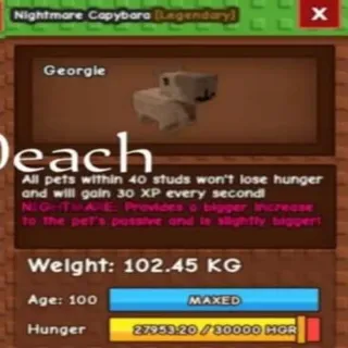 Colossal Nightmare Capybara