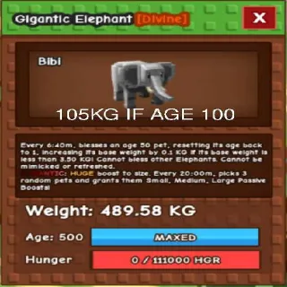 Colossal Gigantic Elephant