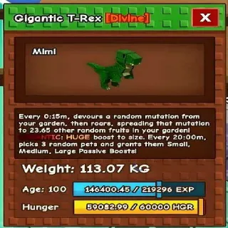 COLOSSAL GIGANTIC T-REX