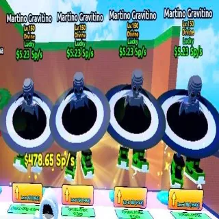 4X MARTINO GRAVITINO LUCKY