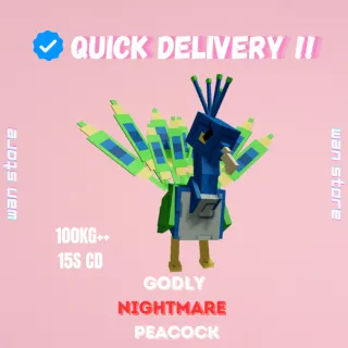 GODLY NIGHTMARE PEACOCK 100KG+ 15S CD