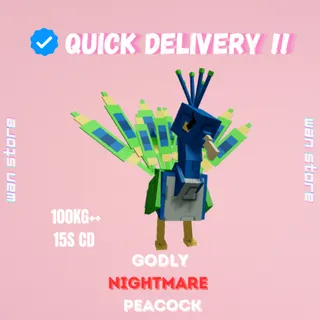 GODLY NIGHTMARE PEACOCK 100KG+ 15S CD