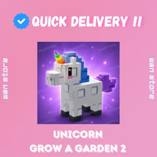 UNICORN I GROW A GARDEN 2