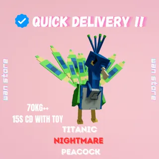 TITANIC NIGHTMARE PEACOCK 70KG+
