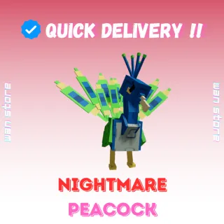 HUGE NIGHTMARE PEACOCK 60KG+