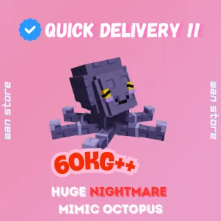 HUGE NIGHTMARE MIMIC OCTOPUS 60KG+