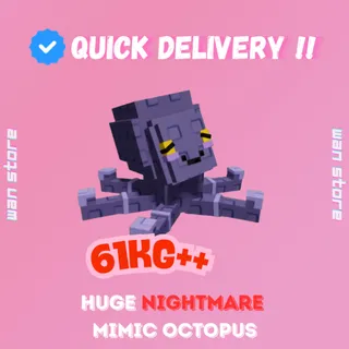 HUGE NIGHTMARE MIMIC OCTOPUS 61KG+
