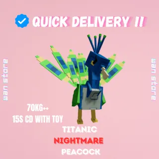 TITANIC NIGHTMARE PEACOCK 70KG+