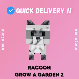 RACOON I GROW A GARDEN 2
