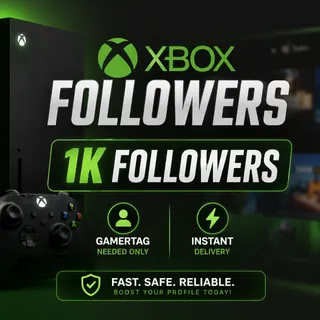 1,000 Xbox followers - fast delivery