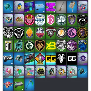 FORTNITE TWITCH DROPS 56 ITEMS 