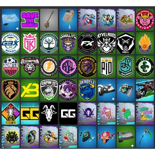 FORTNITE TWITCH DROPS 49/49 ITEMS