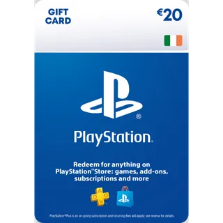 €20.00 EUR PlayStation Store Ireland IE
