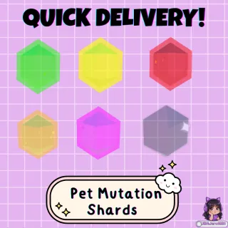 Pet Mutation Shards (Pick One)┃Glimmering, Crocodile, Giraffe & More┃Grow a Garden