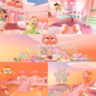 Kawaii Cry Baby Sunset Resort | Tiny Home