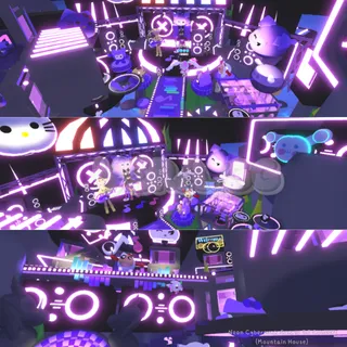 Neon Cyberpunk Sanrio DJ Concert | Adopt Me