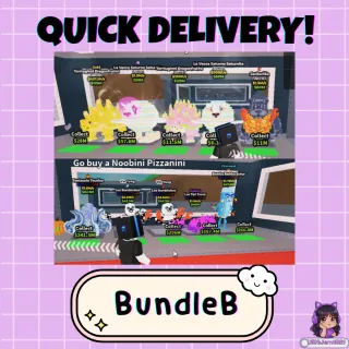 10x Bundle (High Stats!)│Top Speed 2.5m/s│Yin Yang, Galaxy, Secret│Steal a Brainrot