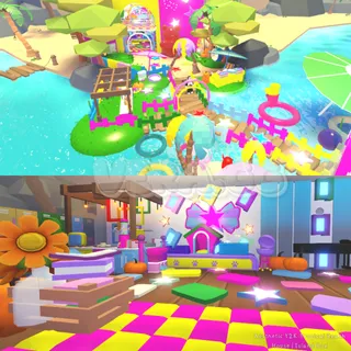 Aesthetic Y2K Tropical Beach House | Island Box