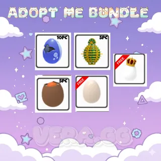 Massive 20x Egg Bundle + FREE Royal & Pet Egg | Adopt Me