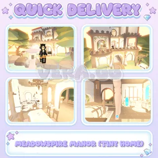 Meadowspire Manor (Tiny Home) | Elegant Royal Adopt Me House