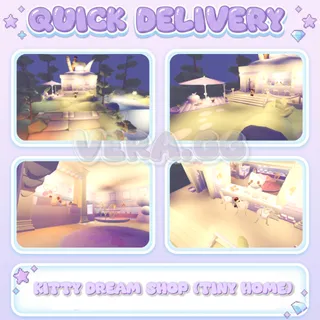 Kitty Dream Shop | Kawaii Tiny Home Adopt Me House