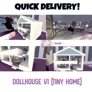 Pastel Dollhouse V1 (Tiny Home) | Adopt Me