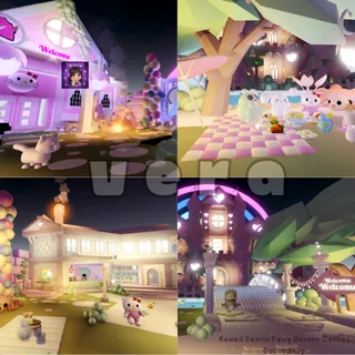 Kawaii Sanrio Fairy Garden Castle | Donut Shop
