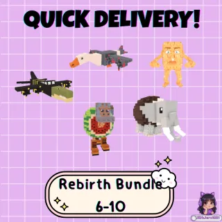 REBIRTH 6–10  PACK Bombardiro, Girafa Celestre & More!