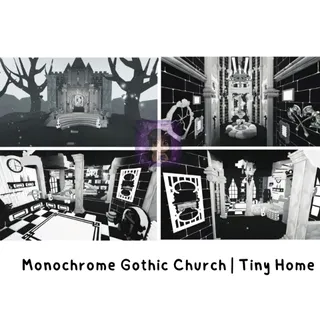 Monochrome Gothic Church | Tiny Home 