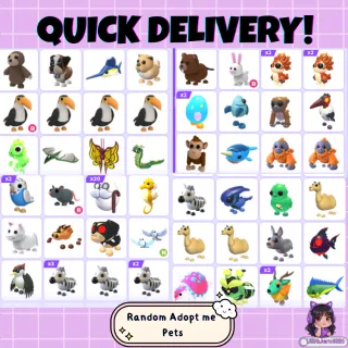 5pcs ADOPT ME BULK BUNDLE | Random Selection | Fast Clearance