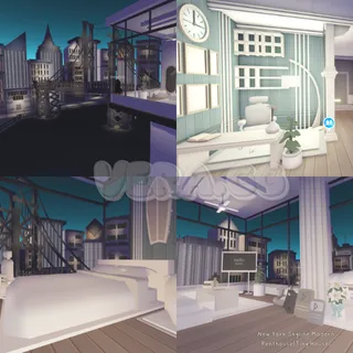 New York Skyline Modern Penthouse | Tiny House
