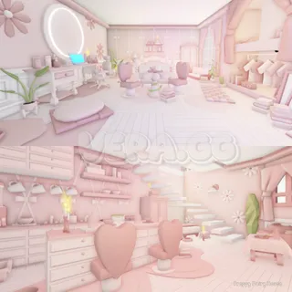 Soft Pink Preppy Aesthetic Home (Fairy House)