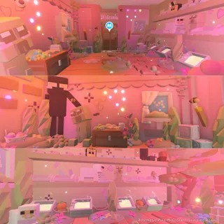 Aesthetic Pink Minecraft Grinding Room (Tiny Home)