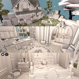Angelic White Coquette Estate | Tiny Home